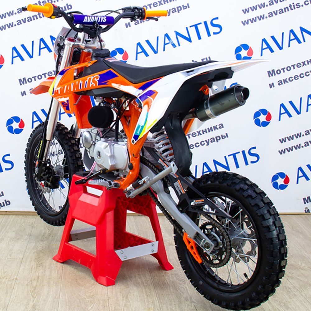 Купить питбайк avantis basic 125сс 17/14 по выгодной цене с доставкой по  всей России в интернет-магазине новосибирск.мопеды.рф